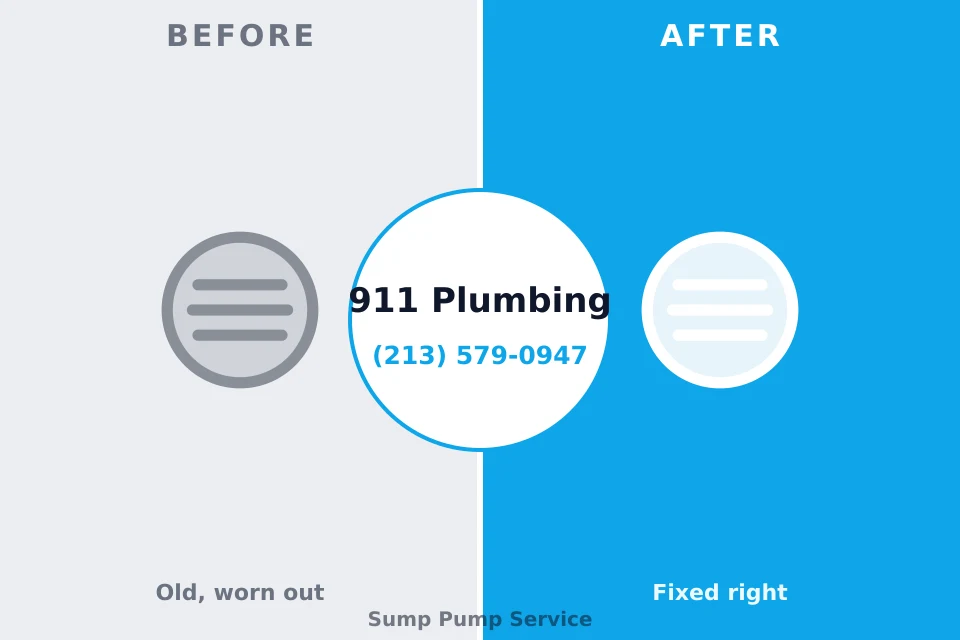 Before and after: plumbing repair Lone Oak, TN